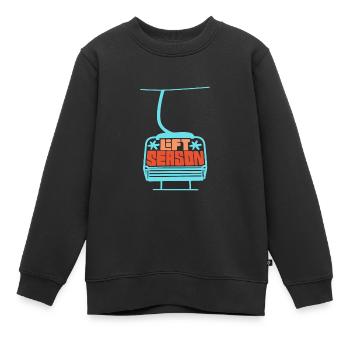 Soulevez-vous même Bro Ski - Sweat Premium enfant bio - noir - Devant - AI Model Kid Female (0cm)