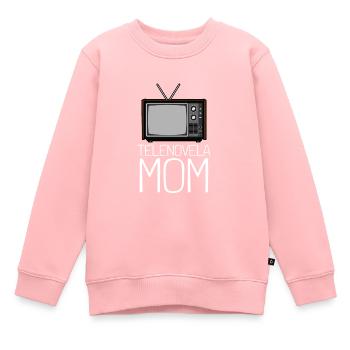 Telenovela Columbianas, émissions hispaniques et feuilletons - Sweat Premium enfant bio - rose - Devant - AI Model Kid Female (0cm)