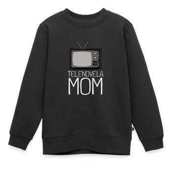 Telenovela Columbianas, émissions hispaniques et feuilletons - Sweat Premium enfant bio - noir - Devant - AI Model Kid Female (0cm)
