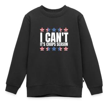Future Bull Rider Steer Riding - Sweat Premium enfant bio - noir - Devant - AI Model Kid Female (0cm)