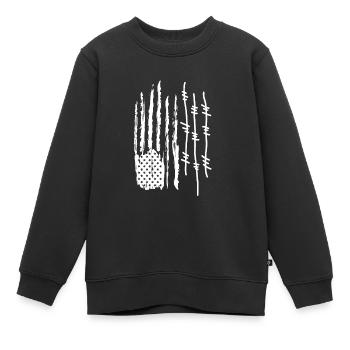 Future Bull Rider Steer Riding - Sweat Premium enfant bio - noir - Devant - AI Model Kid Female (0cm)