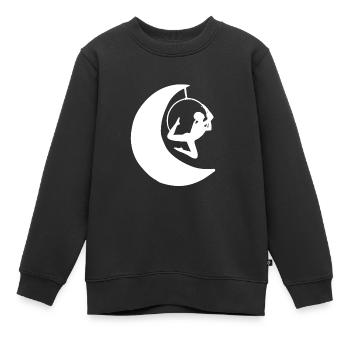 Cheerleader Tumbling Acrobat Cartwheel Mom - Kinder Premium Organic Sweatshirt - Schwarz - Vorne - AI Model Kid Female (0cm)