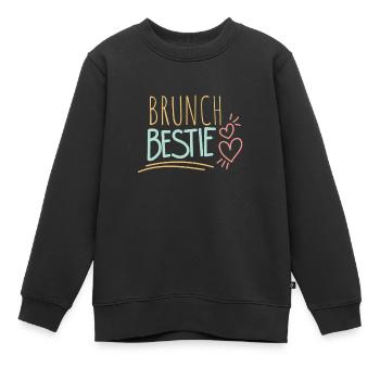 Babes Who Brunch Squat - Kinder Premium Organic Sweatshirt - Schwarz - Vorne - AI Model Kid Female (0cm)
