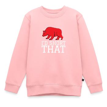 Volatility Options Trading Trader - Kids Premium Organic Sweatshirt - rose - Front - AI Model Kid Female (0cm)