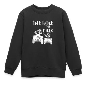 Tel Père Tel Fils Quad Antenne Cubique Moto - Kinder Premium Organic Sweatshirt - Schwarz - Vorne - AI Model Kid Female (0cm)