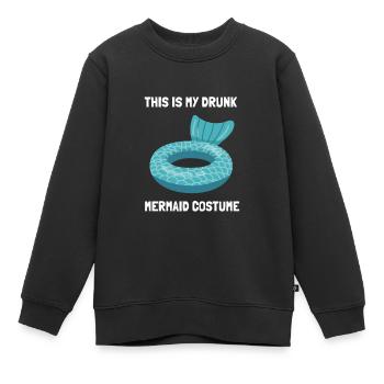 Summer Float Trip River Tube Tubing - Kinder Premium Organic Sweatshirt - Schwarz - Vorne - AI Model Kid Female (0cm)