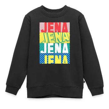 Jena Allemagne City Skyline Accueil Amour - Sweat Premium enfant bio - noir - Devant - AI Model Kid Female (0cm)