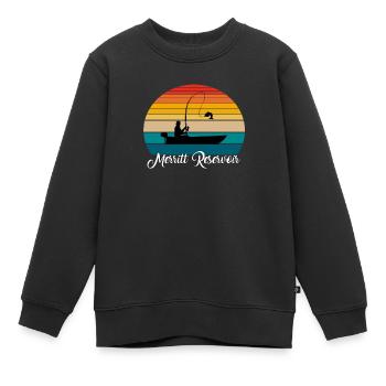 Lieu de pêche du réservoir Merritt - Sweat Premium enfant bio - noir - Devant - AI Model Kid Female (0cm)