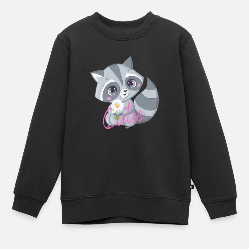 Cutie - Sweat Premium enfant bio - noir