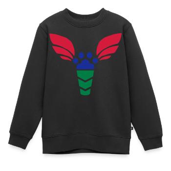 PJ Robot - Kinder Premium Organic Sweatshirt - Schwarz - Vorne - AI Model Kid Female (0cm)