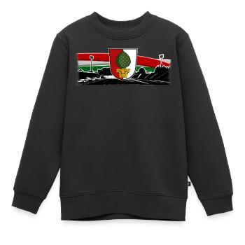 Augsburg Rosenau - Kinder Premium Organic Sweatshirt - Schwarz - Vorne - AI Model Kid Female (0cm)