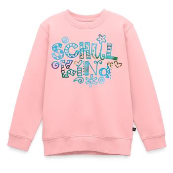 Schulkind - Kinder Premium Organic Sweatshirt - Rosa - Vorne - AI Model Kid Female (0cm)