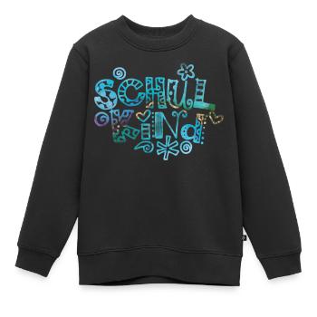 Écolier - Sweat Premium enfant bio - noir - Devant - AI Model Kid Female (0cm)
