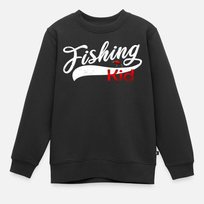 Enfant de pêche - Sweat Premium enfant bio - noir