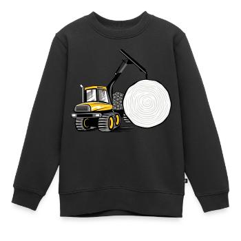 Transitaire t-shirts, sweats à capuche, cadeaux - Sweat Premium enfant bio - noir - Devant - AI Model Kid Female (0cm)