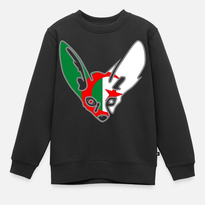 Fennec Algérie - Sweat Premium enfant bio - noir