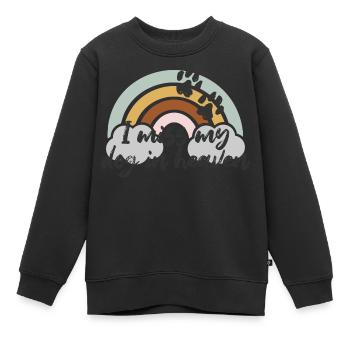 I miss my dog in heaven - Sweat Premium enfant bio - noir - Devant - AI Model Kid Female (0cm)