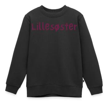 petite soeur - Sweat Premium enfant bio - noir - Devant - AI Model Kid Female (0cm)