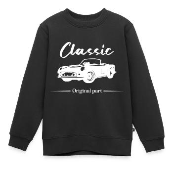 Classic original part - Kinder Premium Organic Sweatshirt - Schwarz - Vorne - AI Model Kid Female (0cm)