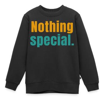 rien de spécial - Sweat Premium enfant bio - noir - Devant - AI Model Kid Female (0cm)