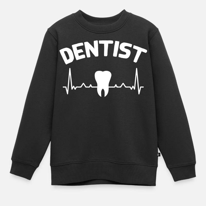 Dentist - Sweat Premium enfant bio - noir