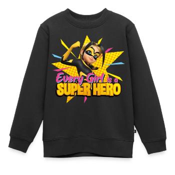 Miraculous Every Girl Is A Super Hero Vesperia - Kinder Premium Organic Sweatshirt - Schwarz - Vorne - AI Model Kid Female (0cm)