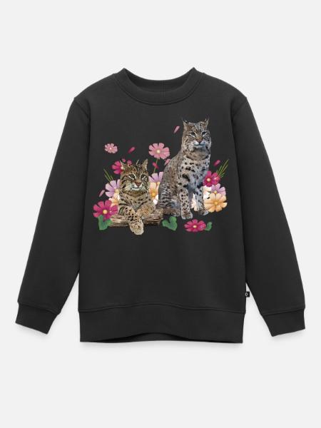 Lynx - Sweat Premium enfant bio - noir