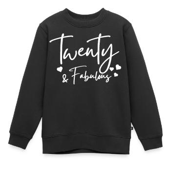 vingt fabuleux - Sweat Premium enfant bio - noir - Devant - AI Model Kid Female (0cm)