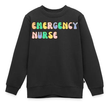 Notfall-Krankenschwester - Kinder Premium Organic Sweatshirt - Schwarz - Vorne - AI Model Kid Female (0cm)