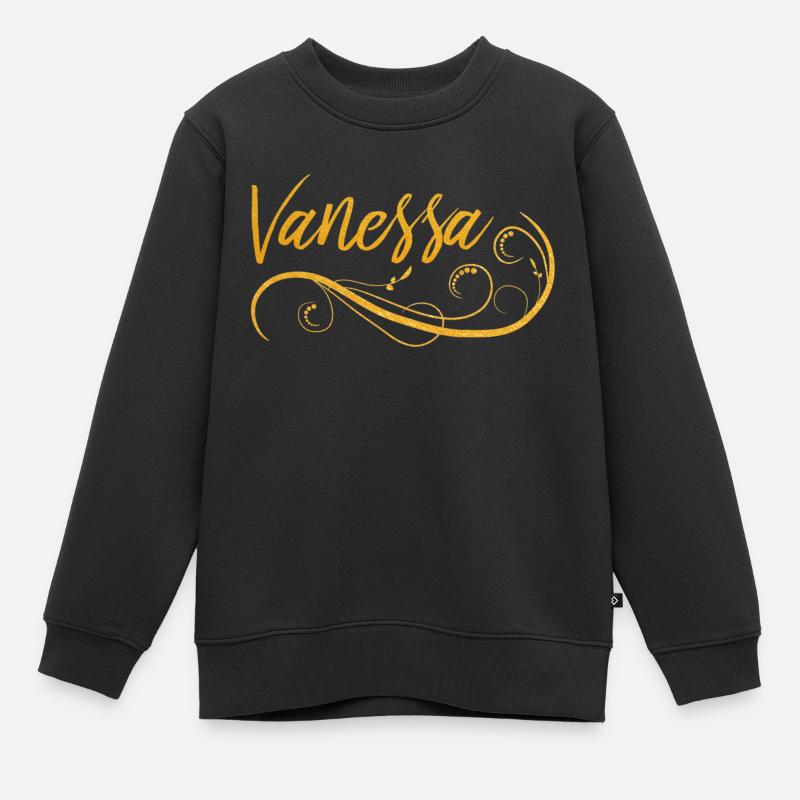 Vanessa - Sweat Premium enfant bio - noir