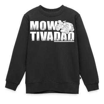 Rasentraktor Aufsitzmäher Rasen mähen Rasenmäher - Kinder Premium Organic Sweatshirt - Schwarz - Vorne - AI Model Kid Female (0cm)