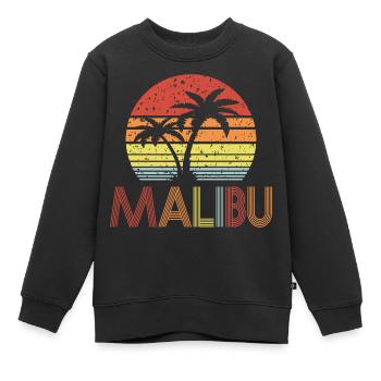 Malibu - Sweat Premium enfant bio - noir - Devant - AI Model Kid Female (0cm)