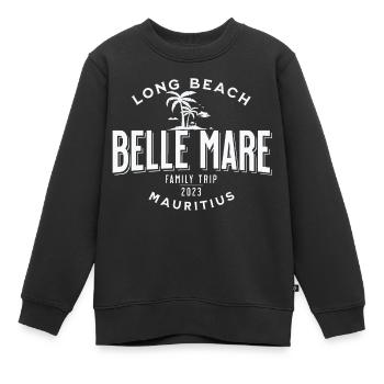 Mauritius Belle Mare Familienausflug - Kinder Premium Organic Sweatshirt - Schwarz - Vorne - AI Model Kid Female (0cm)