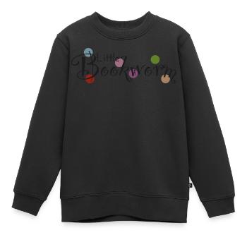 Petit rat de bibliothèque - Sweat Premium enfant bio - noir - Devant - AI Model Kid Female (0cm)