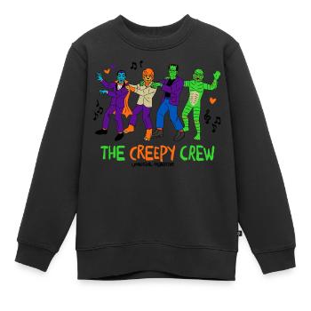 Universal Monsters The Creepy Crew - Sweat Premium enfant bio - noir - Devant - AI Model Kid Female (0cm)