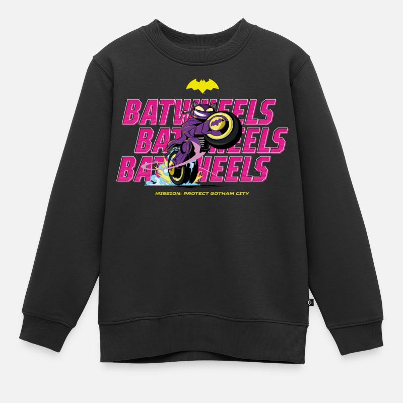 Batwheels Bibi Avec L'Écriture Protect Gotham City - Sweat Premium enfant bio - noir