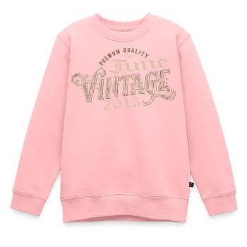June 2013 Vintage 11th Anniversary Gift 2013 - Kids Premium Organic Sweatshirt - rose - Front - AI Model Kid Female (0cm)