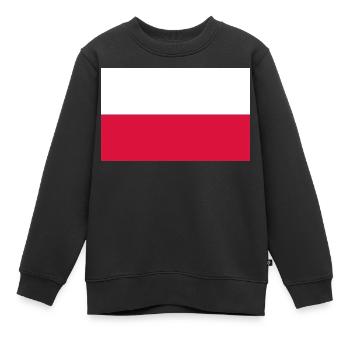 Polen - Kinder Premium Organic Sweatshirt - Schwarz - Vorne - AI Model Kid Female (0cm)