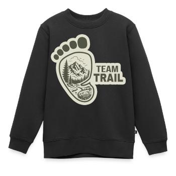 Team Trail Baby - Kinder Premium Organic Sweatshirt - Schwarz - Vorne - AI Model Kid Female (0cm)