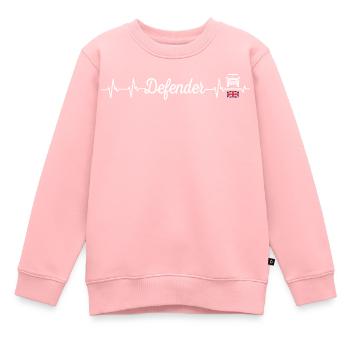 Heart Beat Landy Defender - Kids Premium Organic Sweatshirt - rose - Front - AI Model Kid Female (0cm)