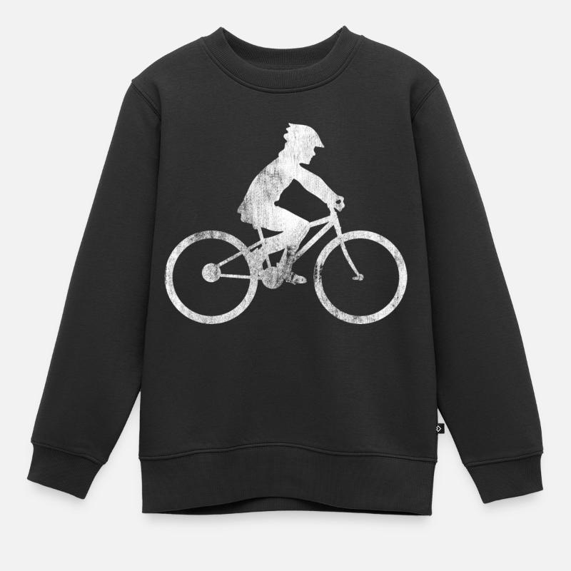 Fahrrad Bike - Kinder Premium Organic Sweatshirt - Schwarz