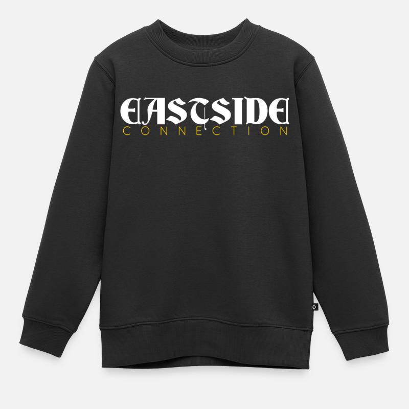 EastSide connection Mode - Kids Premium Organic Sweatshirt - black