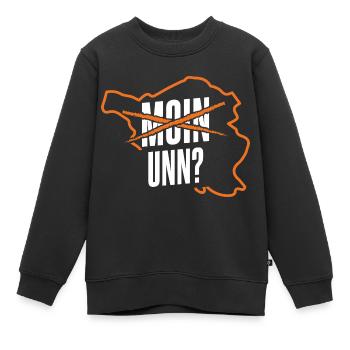 Sarrebruck Saarland Saarland - Sweat Premium enfant bio - noir - Devant - AI Model Kid Female (0cm)
