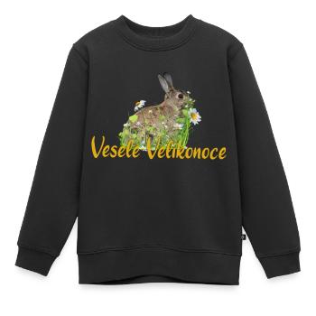 Vesele Velikonoce - Kinder Premium Organic Sweatshirt - Schwarz - Vorne - AI Model Kid Female (0cm)