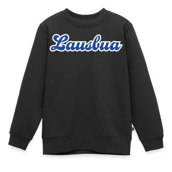 Lausbua - Kinder Premium Organic Sweatshirt - Schwarz - Vorne - AI Model Kid Female (0cm)