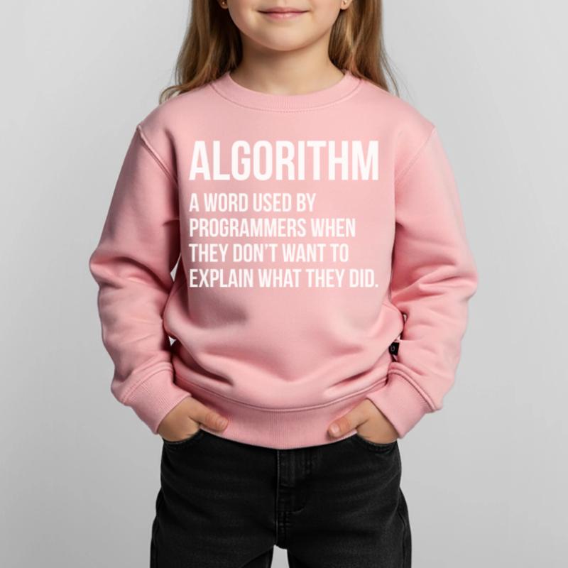 Algorithm Programming Informatic Gift Kids Premium Organic Sweatshirt