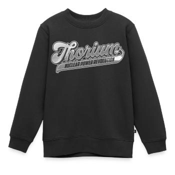 Thorium Revolution | Die Zukunft der Atomkraft - Kinder Premium Organic Sweatshirt - Schwarz - Vorne - AI Model Kid Female (0cm)