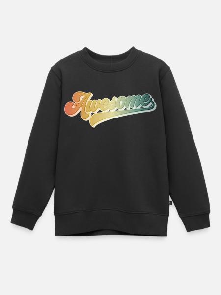 Awesome | Beeindruckend - Kinder Premium Organic Sweatshirt - Schwarz