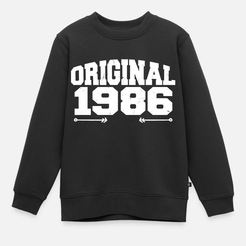 Original 1986 | Cadeau d’anniversaire 1986 - Sweat Premium enfant bio - noir