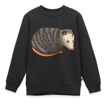 Opossum - Kinder Premium Organic Sweatshirt - Schwarz - Vorne - AI Model Kid Female (0cm)